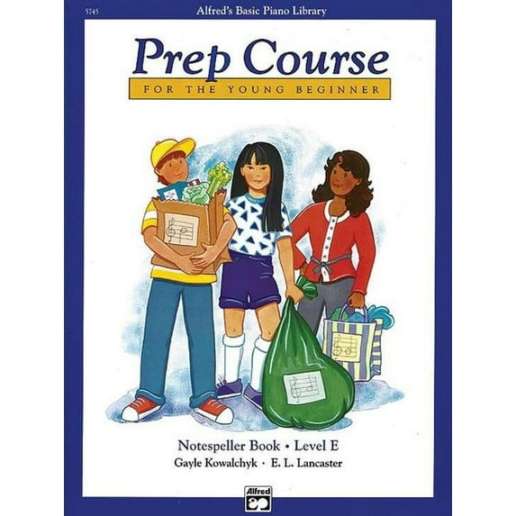 Alfred Basic Piano Prep Course Notespeller Book E