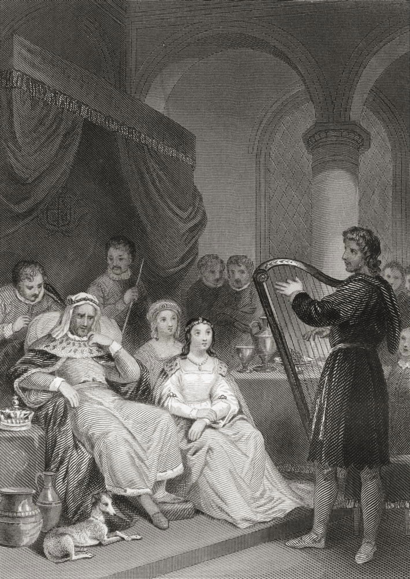 Alfred Before The Danish General Alfred The Great 848849 Canvas Art - Ken Welsh Design Pics (13 x 18)