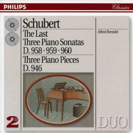 Alfred Brendel - Last 3 Piano Sonatas - Classical - CD