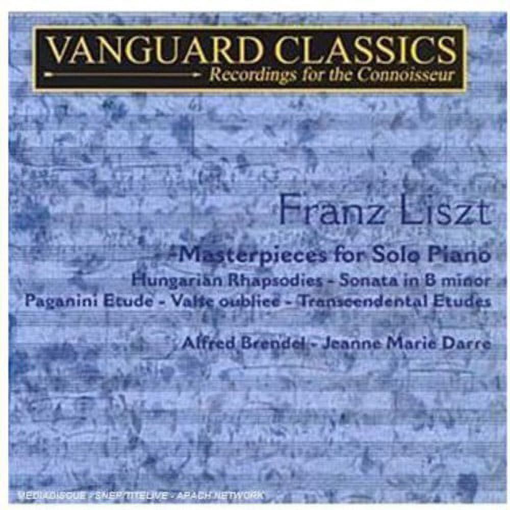 Alfred Brendel - Masterpieces for Solo Piano 1 - Music & Performance - CD