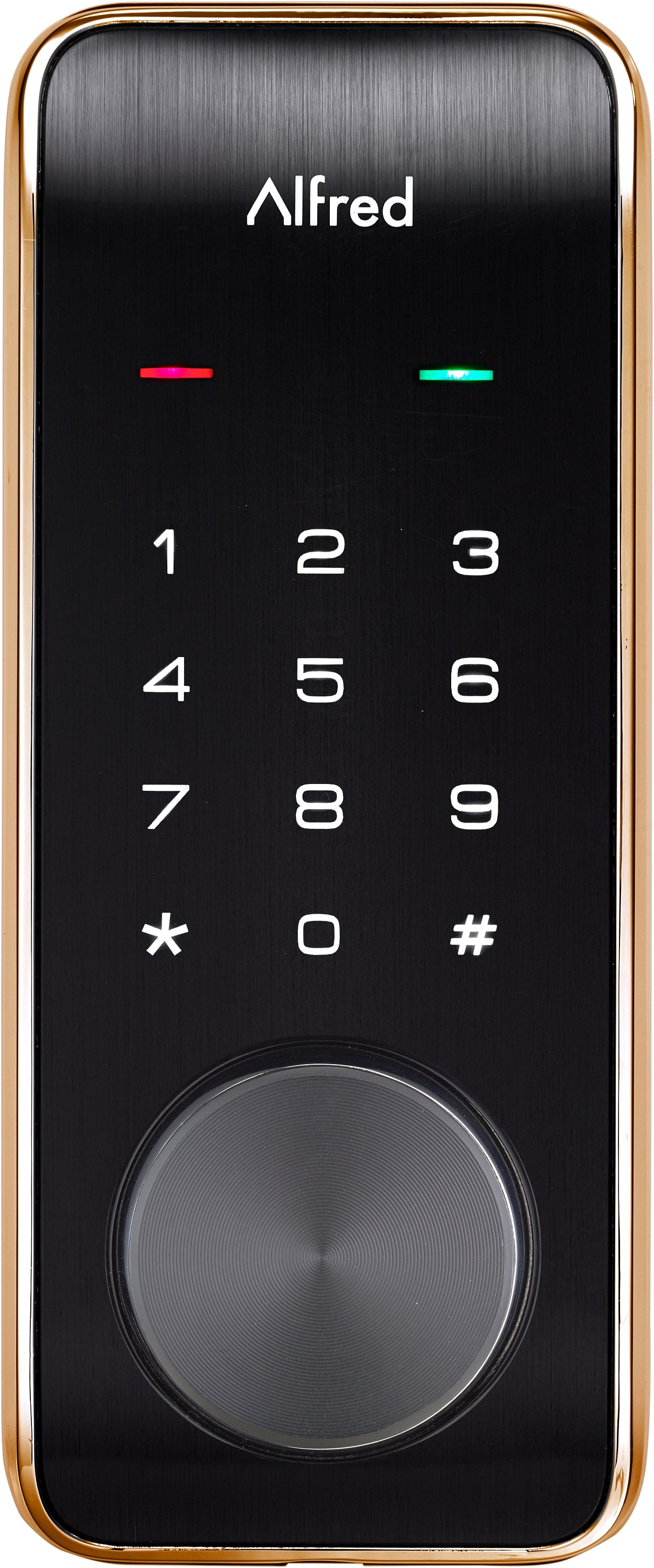 Alfred DB2-B Smart Deadbolt Lock - Gold