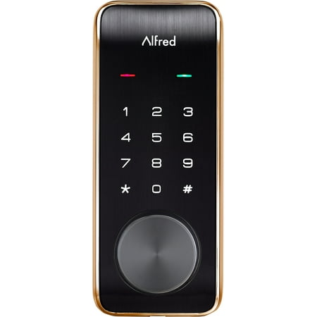 Alfred DB2-B Smart Deadbolt Lock - Gold