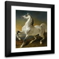 thumbnail image 1 of Alfred De Dreux 15x18 Black Modern Framed Museum Art Print Titled - Gray Stallion Frightened by the Storm, 1 of 5