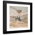 thumbnail image 1 of Alfred Diston 15x18 Black Modern Framed Museum Art Print Titled - Female Huckster of Port Orotava (1828), 1 of 5