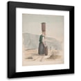 thumbnail image 1 of Alfred Diston 20x24 Black Modern Framed Museum Art Print Titled - Charcoal Seller, Tenerife (1828), 1 of 5