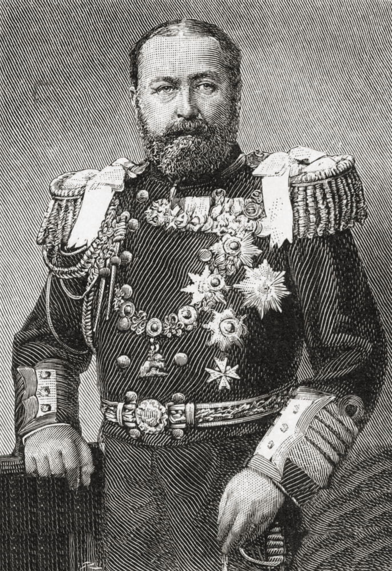 Alfred Duke Of Saxe-Coburg And Gotha Aged 46 1844 Canvas Art - Ken Welsh Design Pics (12 x 18)