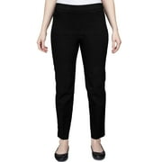 ALFRED DUNNER Women's Slimming Allure Stretch Short Length Pants