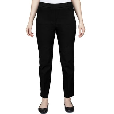Alfred Dunner Women's Slimming Allure Stretch Short Length Pants