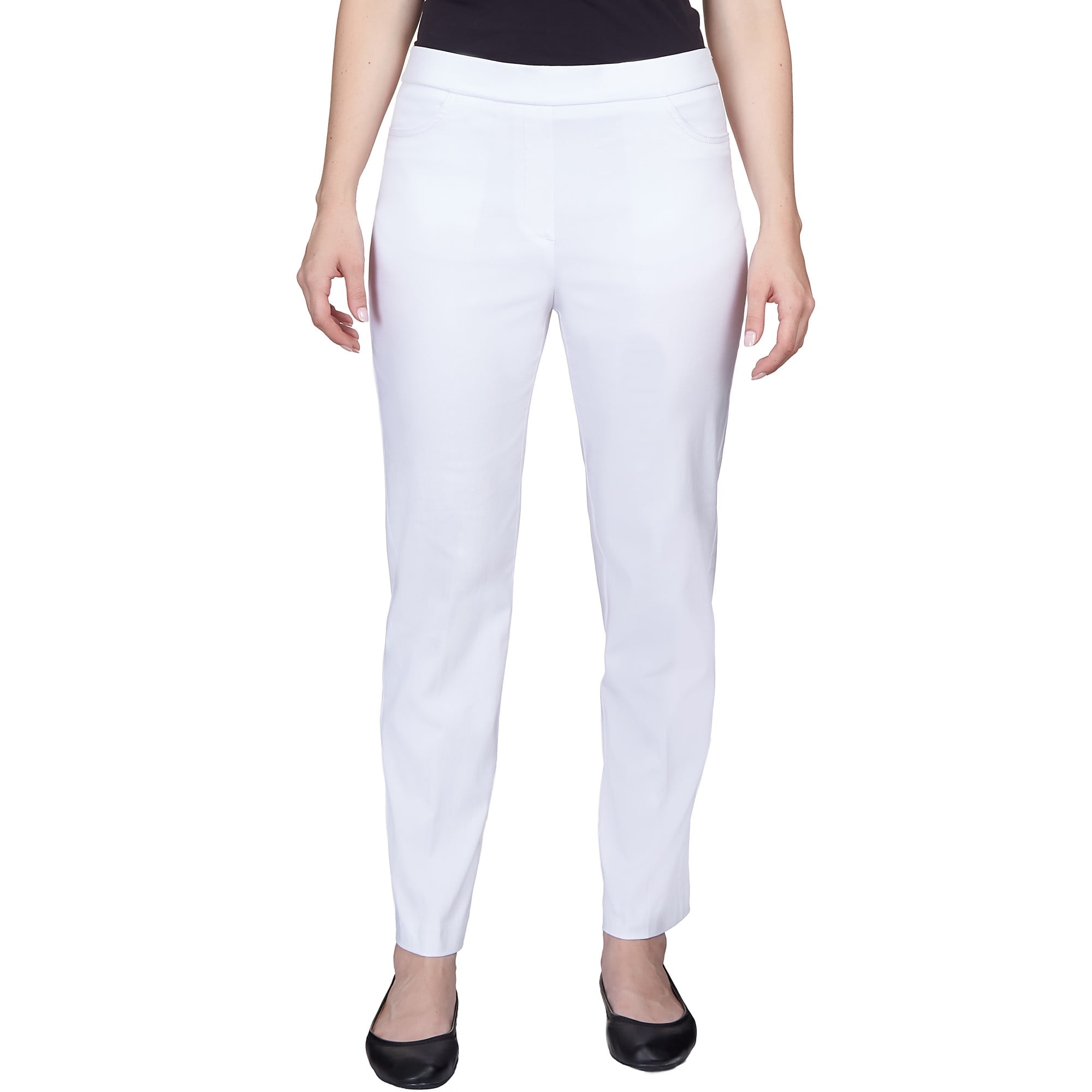 Alfred Dunner Women's Petite Classic Allure Fit Short Length Pant