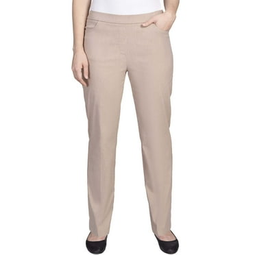 Alfred Dunner Women's Petite Slimming Allure Stretch Pants