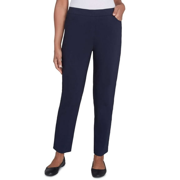 Alfred Dunner Women's Petite Slimming Allure Stretch Pants