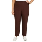 Alfred Dunner Women's Plus Size Classic Allure Fit Short Length Pant
