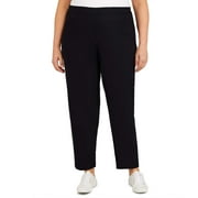 ALFRED DUNNER Women's Plus Size Slimming Allure Stretch Pants