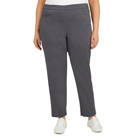 Alfred Dunner Women's Plus Size Slimming Allure Stretch Pants