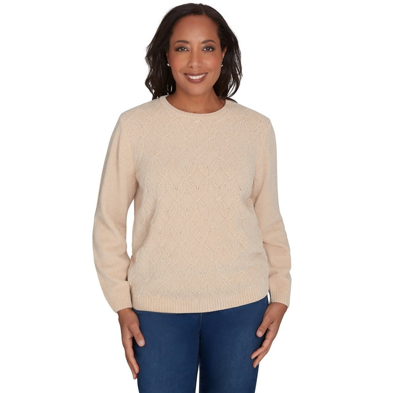 Alfred dunner chenille sweaters hot sale