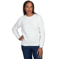 thumbnail image 1 of Alfred Dunner Womens  Classic Chenille Pullover Sweater, 1 of 6