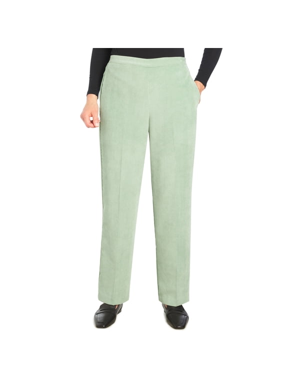 Womens Corduroy Mid-Rise Average Length Pant