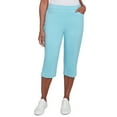 thumbnail image 1 of Alfred Dunner Womens Flat Front Allure Classic Clamdigger Pant, 1 of 4