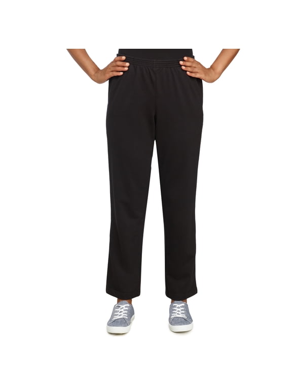 Womens French Terry Straight Leg Average Length Pant