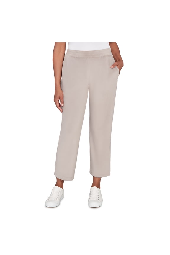 Womens Luxe Double Knit Average Length Pant