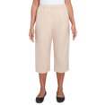 thumbnail image 1 of Alfred Dunner Womens Patch Pocket Elastic Waistband Capri Pant, 1 of 4