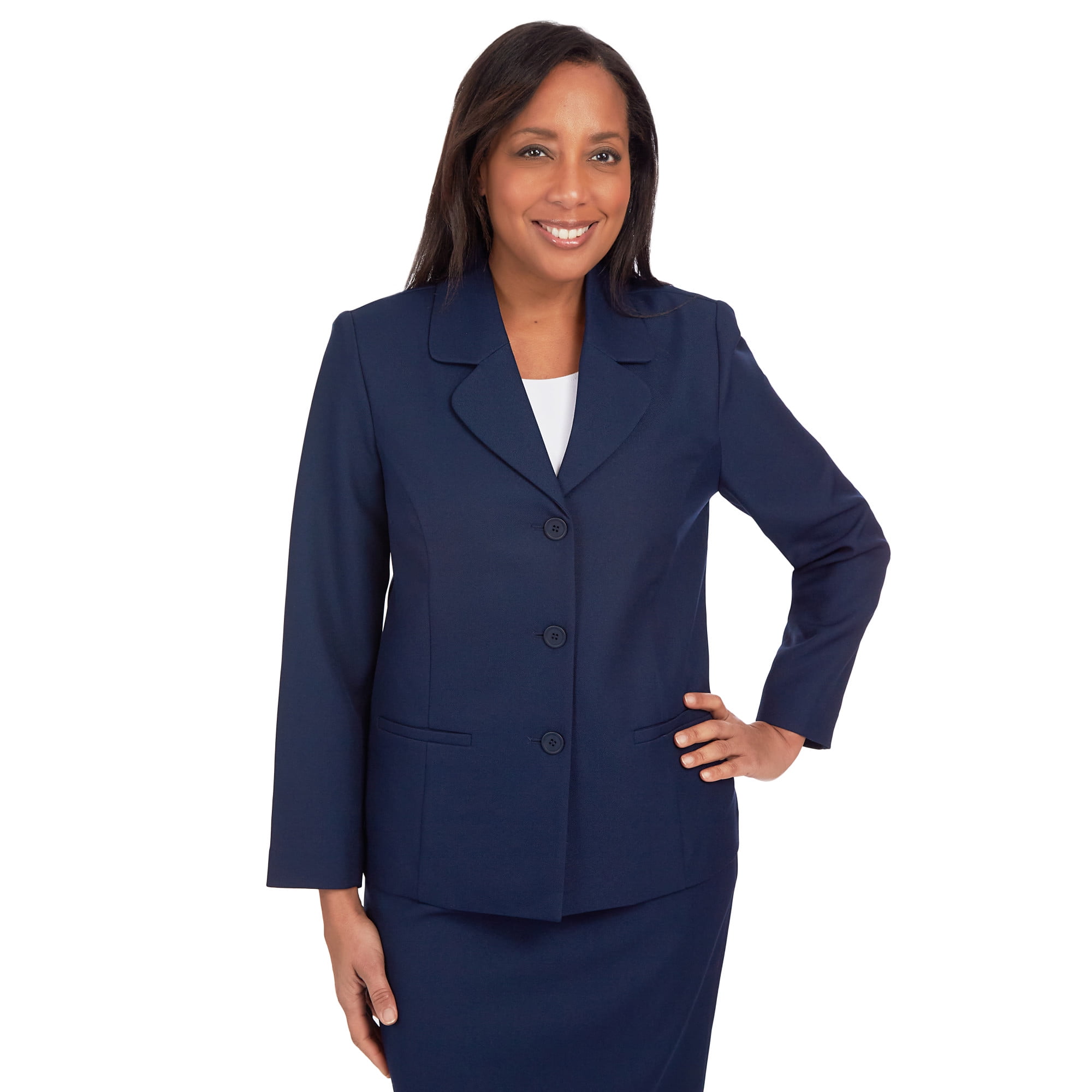 Womens Petite Basic Lightweight Blazer