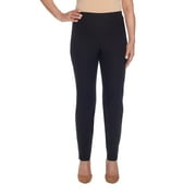 Alfred Dunner Womens Petite Classic Allure Fit Proportioned Pant With Elastic Comfort Waistband