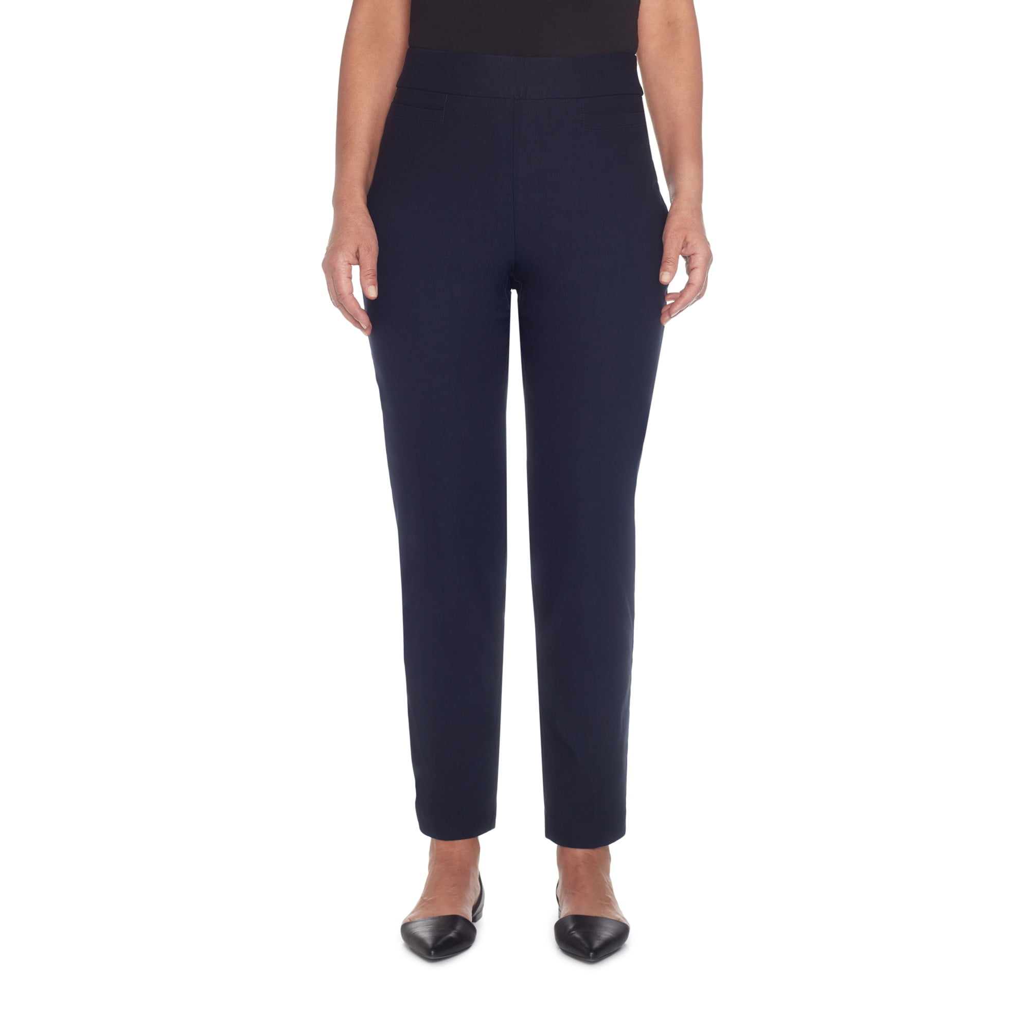 alfred dunner petite elastic waist pants