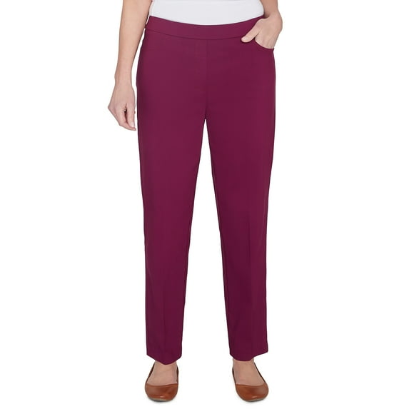 Alfred Dunner Womens Petite Classic Allure Short Length Pant
