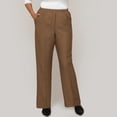thumbnail image 1 of Alfred Dunner Women's Petite Solid Elastic Waist Pants, 1 of 6