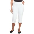 thumbnail image 1 of Alfred Dunner Womens Petite Eyelet Cuff Capri Pant, 1 of 4