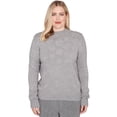 thumbnail image 1 of Alfred Dunner Womens Petite Floral Soutache Embroidered Sweater, 1 of 4