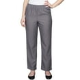 thumbnail image 1 of Alfred Dunner Womens Petite Solid Short Length Pant, 1 of 5