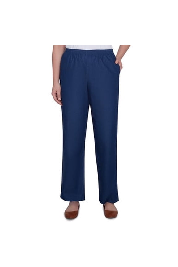 Womens Petite Solid Short Pant