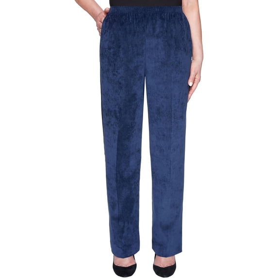 Alfred Dunner Womens Plus Comfort Waist Classic Fit Corduroy Pants