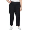 thumbnail image 1 of Alfred Dunner Womens Plus-Size  Super Stretch Mid- Rise Average Length Pant, 1 of 4