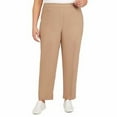 thumbnail image 1 of Alfred Dunner Womens Plus-Size Classic Allure Fit Proportioned Pant With Elastic Comfort Waistband, 1 of 5