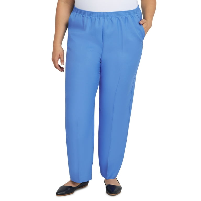 Alfred Dunner Womens Plus Size Classic Fit Average Pant Walmart