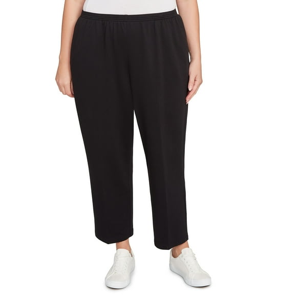 Alfred Dunner Womens Plus-Size Classic French Terry Short Length Pant