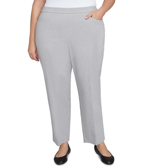Alfred Dunner Womens Plus-Size Comfort Allure Pearl Medium Length Pant