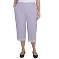thumbnail image 1 of Alfred Dunner Womens Plus-Size Eyelet Embroidered Capri, 1 of 4