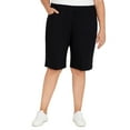 thumbnail image 1 of Alfred Dunner Womens Plus-Size Fitted Bermuda Short, 1 of 6