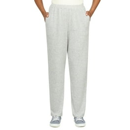 Alfred Dunner Womens Plus Size French Terry Straight Leg Short Length Pant Walmart