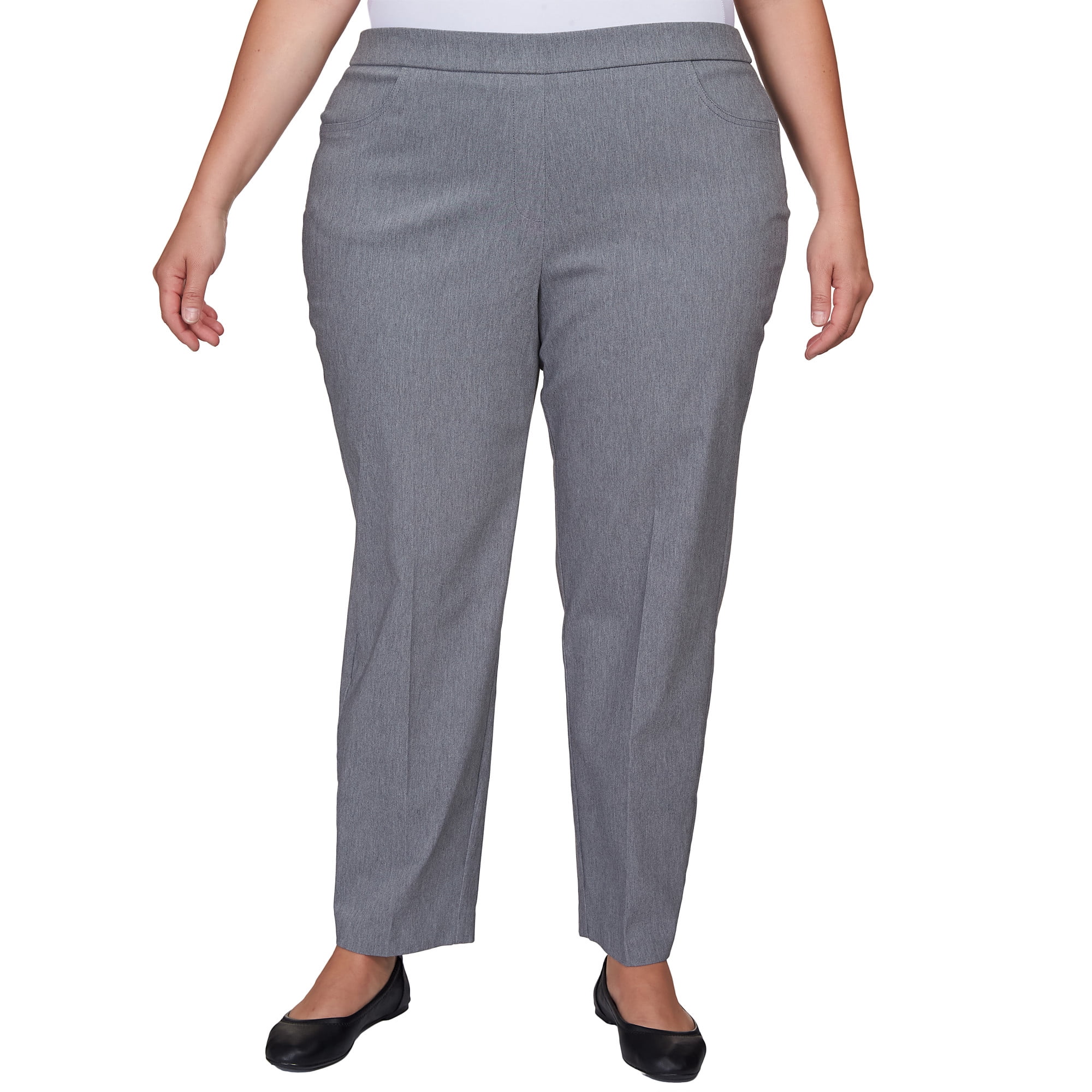 Alfred Dunner Women's Classic Fit Average Pant - Comfortable Casual Trousers