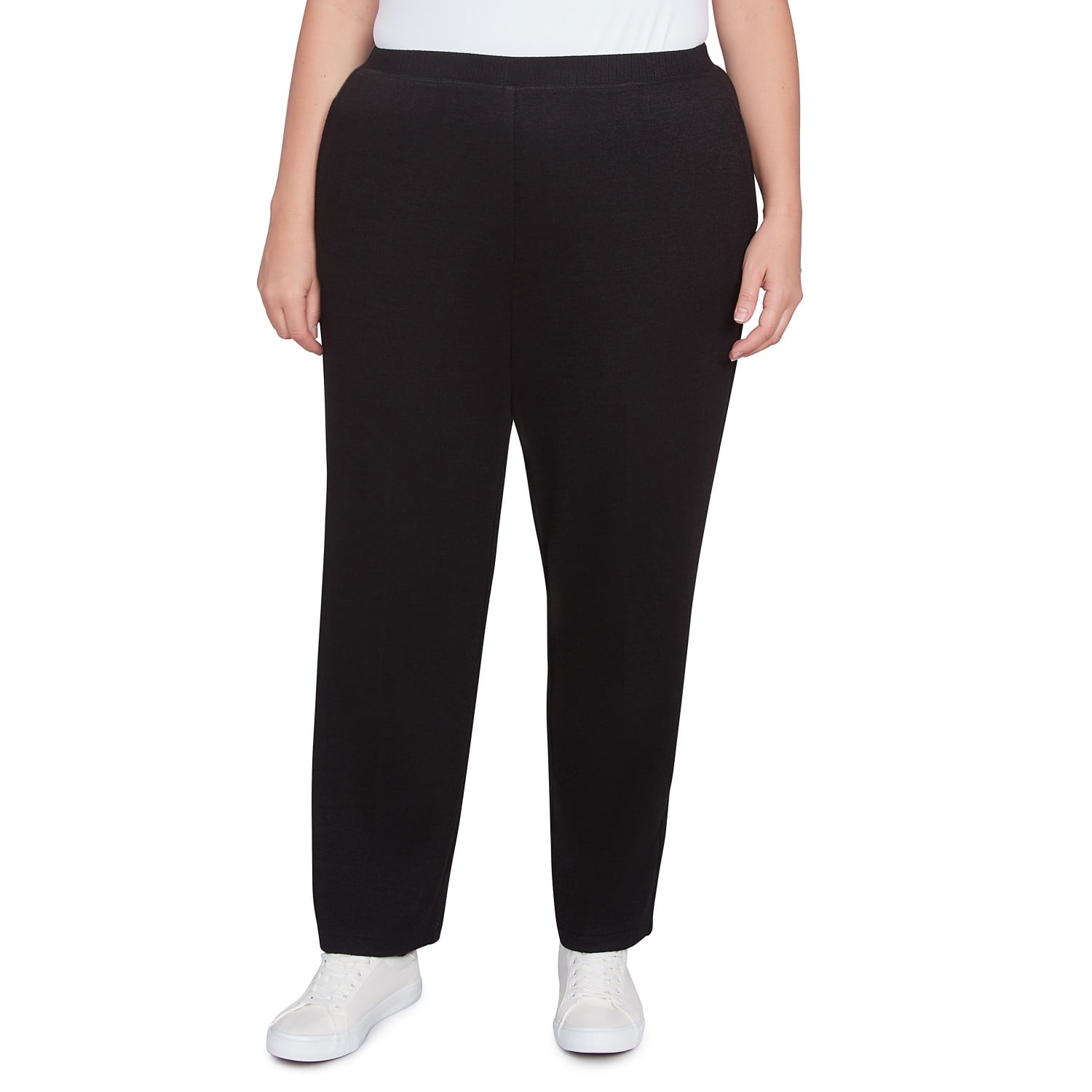 Alfred Dunner Women's Plus-Size Super Stretch Mid- Rise Average