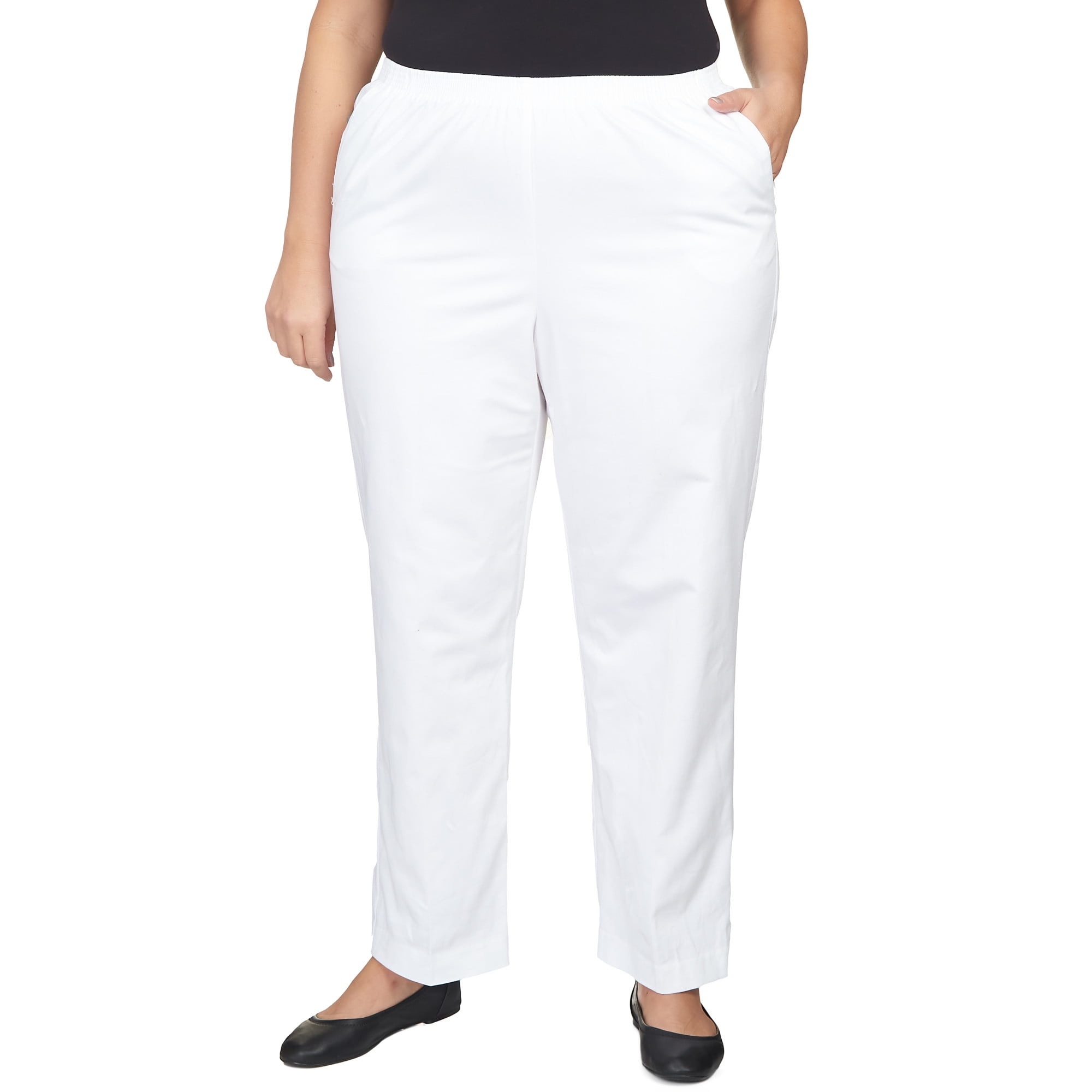 Alfred dunner white pants outlet