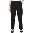 thumbnail image 1 of Alfred Dunner Womens Plus-Size Soft Twill Mid-Rise Regular Fit Straight Leg Short Length Casual Pant, 1 of 6