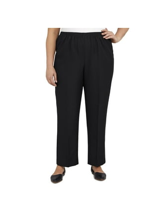 Straight Leg Plus Size Pants in Womens Pants Walmart