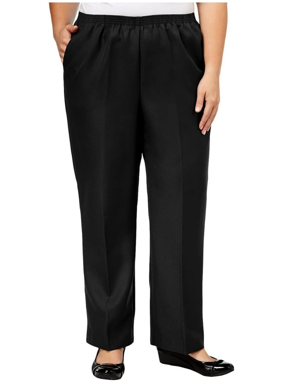 Womens Plus-Size Elastic Waist Short Length Pant