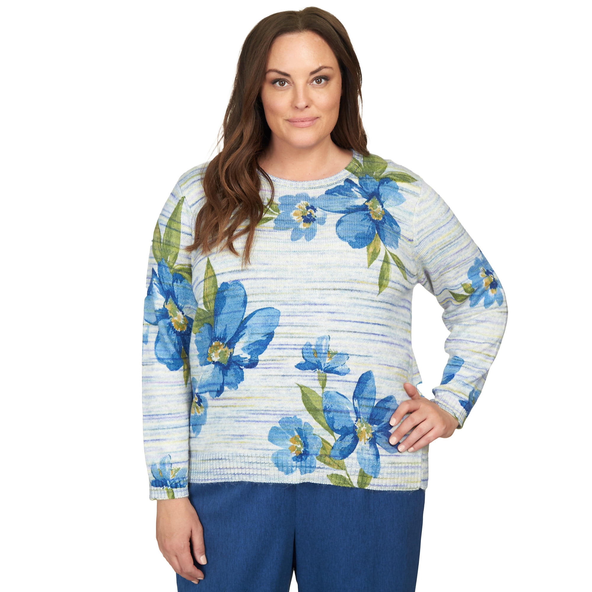 Alfred dunner women's sweatshirts discount